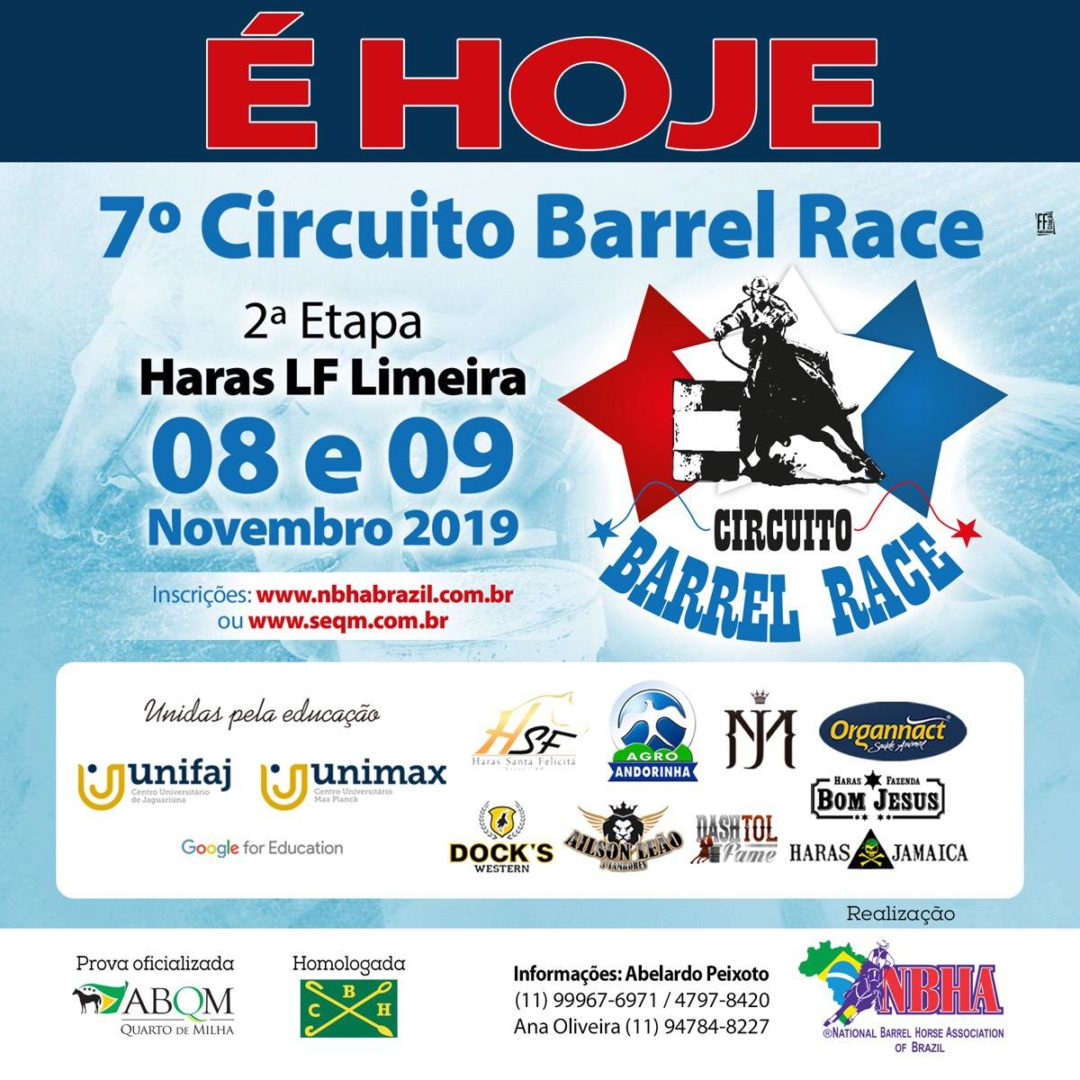 TRANSMISSÃO AO VIVO DA 2ª ETAPA DO 7º CIRCUITO BARREL RACE