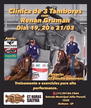 CLÍNICA DE 3 TAMBORES COM RENAN GRUMAN