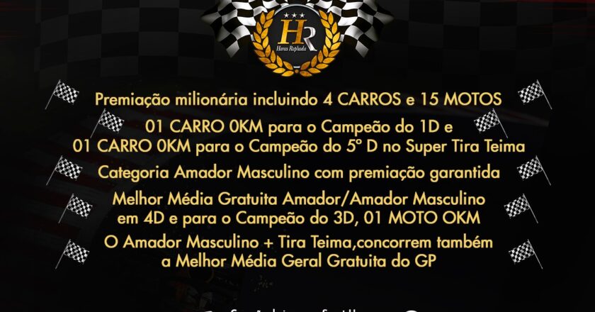 13ª Grand Prix a prova do MILHÃO