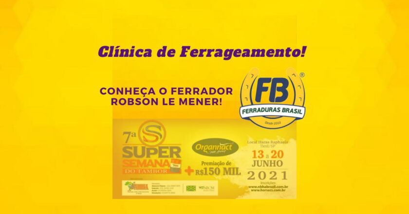 Entrevista com Robson Le Mener, especialista em ferrageamento!