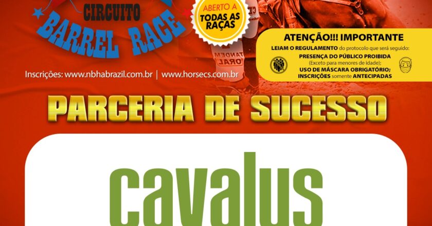 1ª ETAPA DO CIRCUITO BARREL RACE SE APROXIMA! – CAVALUS