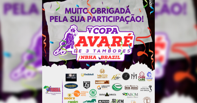 1ª Etapa V Copa Avaré foi um sucesso!