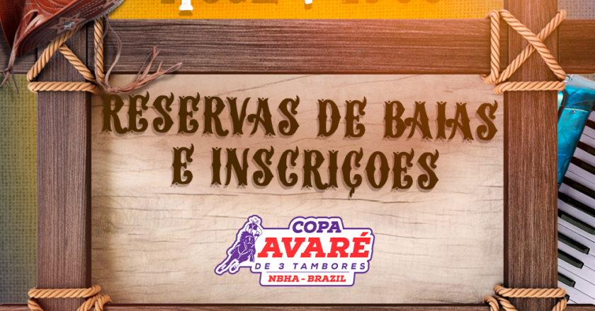 Inscrições Copa Avaré começaram !!