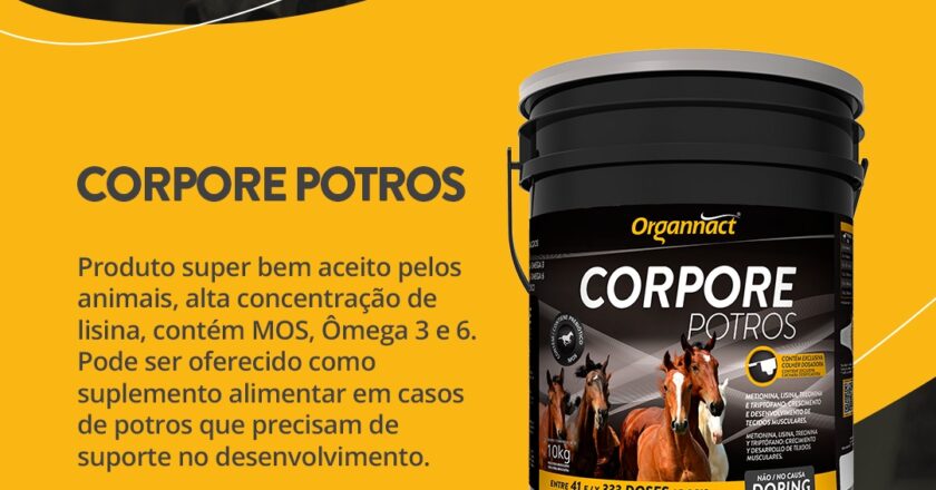 Organnact – Corpore Potros o melhor para seu filhote