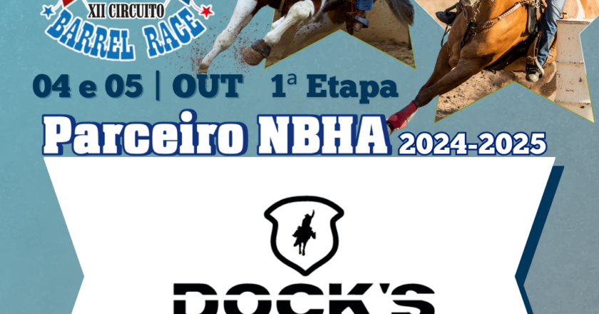 1ª ETAPA XII CIRCUITO BARREL RACE – DOCK’S WESTERN