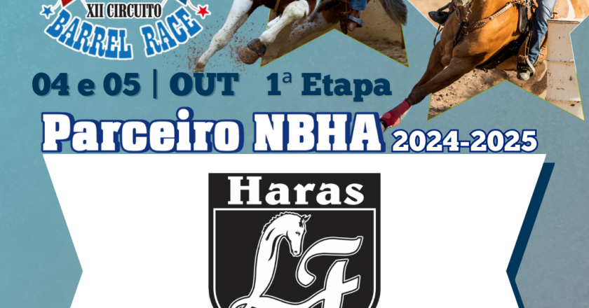 1ª ETAPA XII CIRCUITO BARREL RACE – HARAS LF