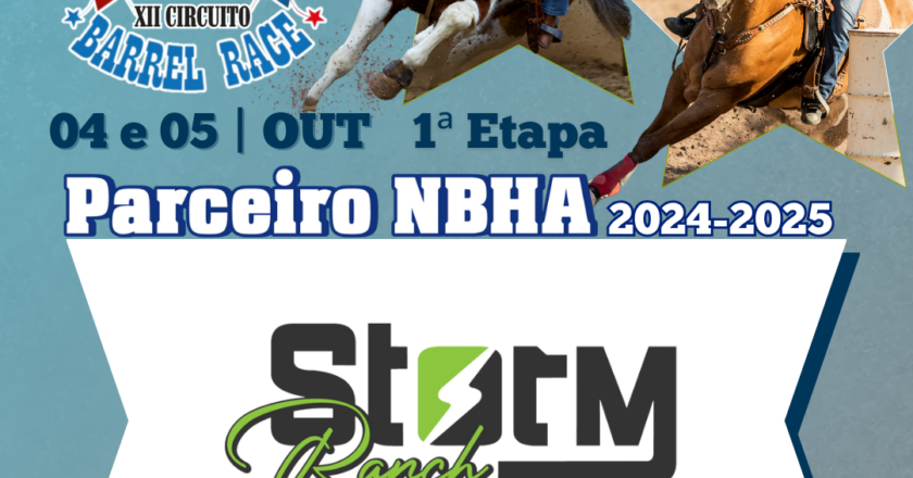 1ª ETAPA XII CIRCUITO BARREL RACE – STORM RANCH