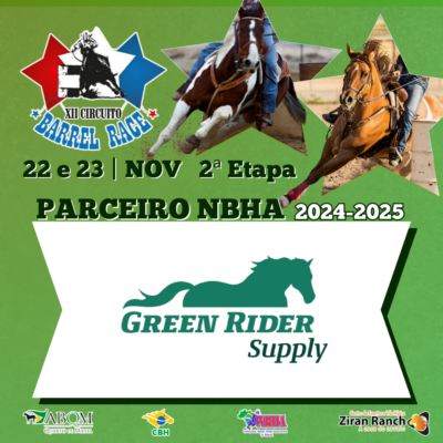 2ª ETAPA XII CIRCUITO BARREL RACE – GREEN RIDER