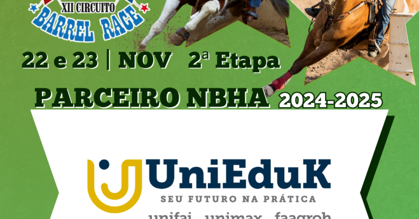 2ª ETAPA XII CIRCUITO BARREL RACE – GRUPO UNIEDUK