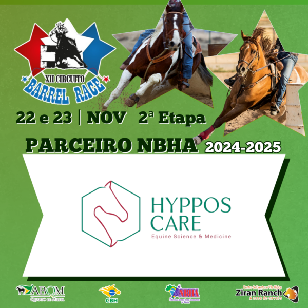 2ª ETAPA XII CIRCUITO BARREL RACE – HYPPOS CARE