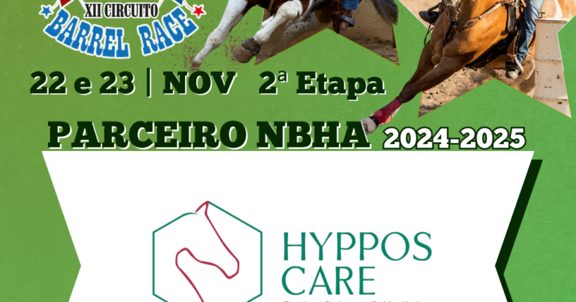 2ª ETAPA XII CIRCUITO BARREL RACE – HYPPOS CARE