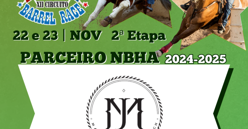 2ª ETAPA XII CIRCUITO BARREL RACE – MJ RANCH