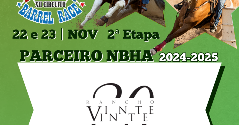 2ª ETAPA XII CIRCUITO BARREL RACE – RANCHO 2020