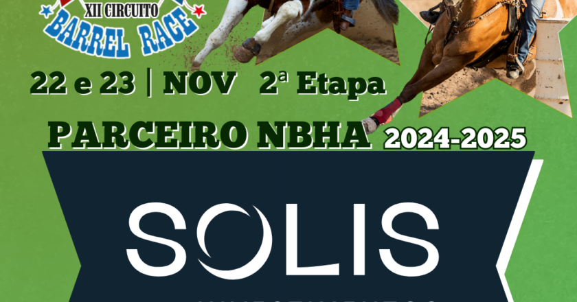 2ª ETAPA XII CIRCUITO BARREL RACE – SOLIS INVESTIMENTOS