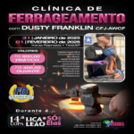 CLÍNICA DE FERRAGEAMENTO COM DUSTY FRANKLIN