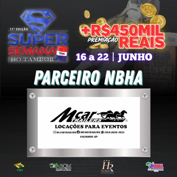 11ª EDIÇÃO SUPER SEMANA DO TAMBOR – M CAR TRAILERS