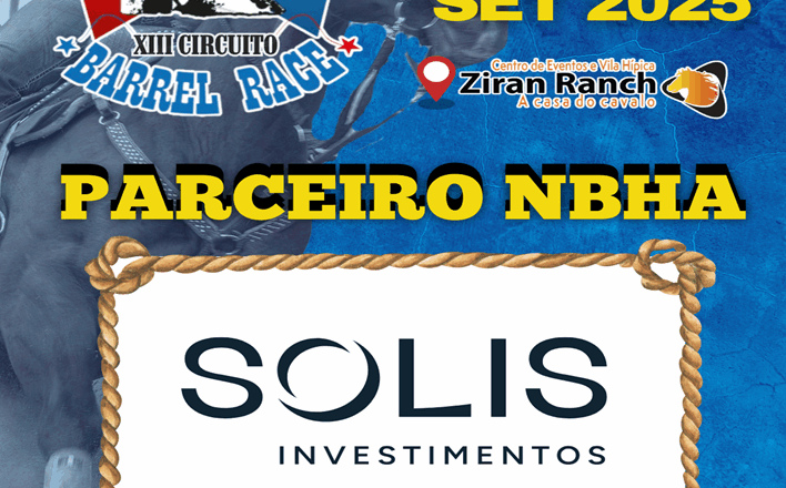 1ª ETAPA XIII CIRCUITO BARREL RACE – SOLIS INVESTIMENTOS