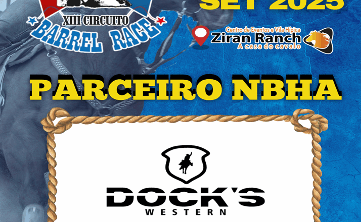 1ª ETAPA XIII CIRCUITO BARREL RACE – DOCK’S WESTERN