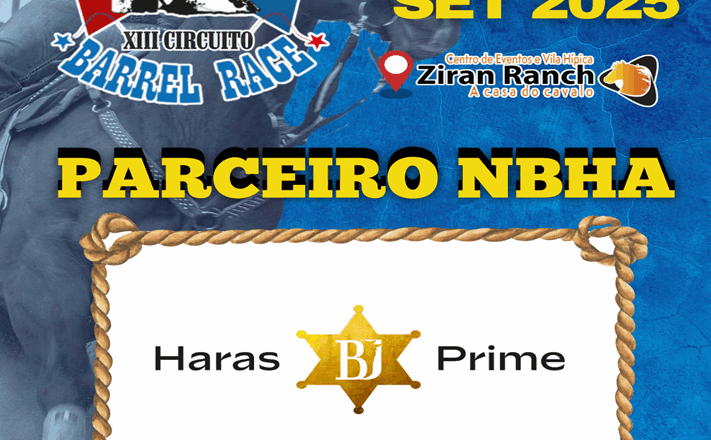 1ª ETAPA XIII CIRCUITO BARREL RACE – HARAS BJ PRIME