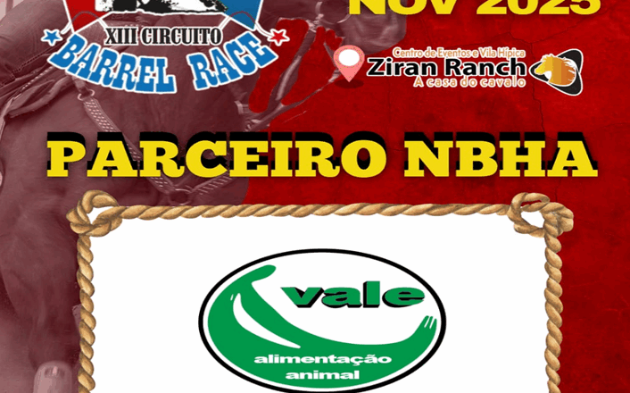 2ª ETAPA XIII CIRCUITO BARREL RACE – RAÇÕES VALE