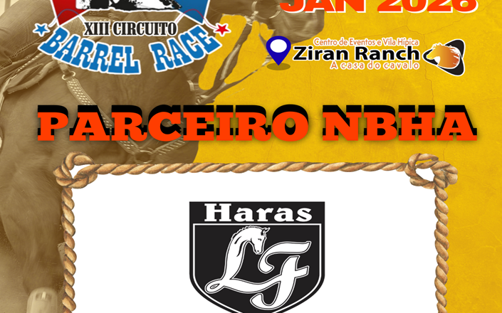 3ª ETAPA XIII CIRCUITO BARREL RACE – HARAS LF