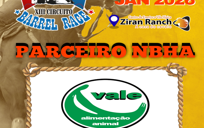 3ª ETAPA XIII CIRCUITO BARREL RACE – RAÇÕES VALE