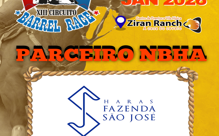 3ª ETAPA XIII CIRCUITO BARREL RACE – HARAS FAZENDA SÃO JOSÉ