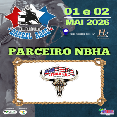4ª ETAPA XIII CIRCUITO BARREL RACE – AMÉRICA TRAILER