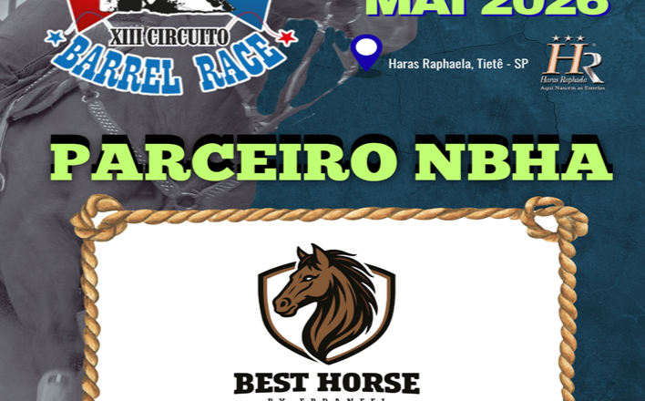 4ª ETAPA XIII CIRCUITO BARREL RACE – BEST HORSE
