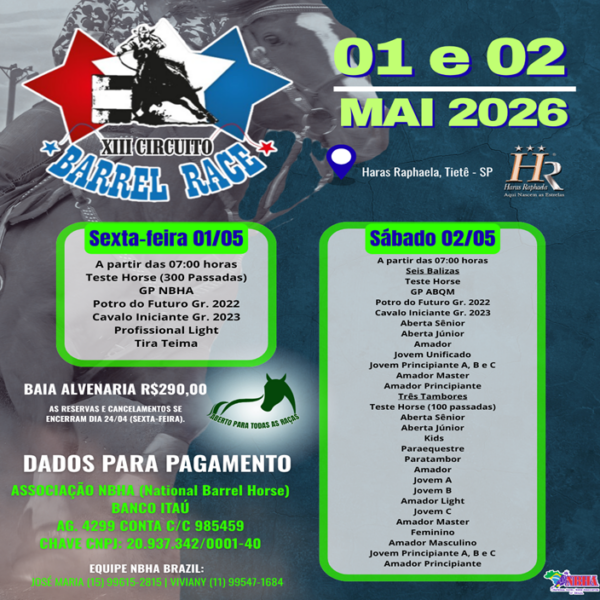 4ª ETAPA XIII CIRCUITO BARREL RACE