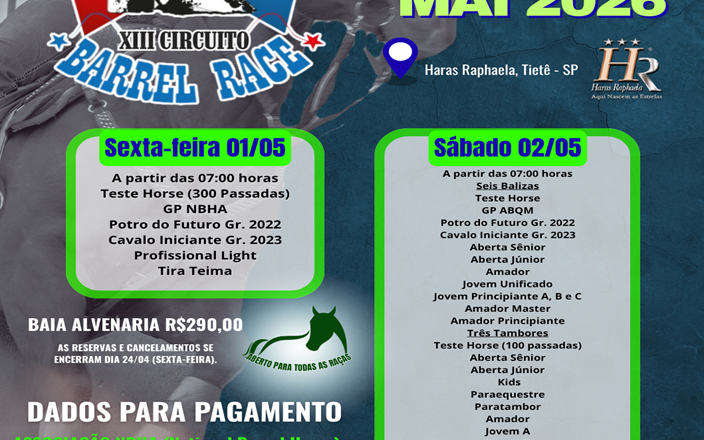 4ª ETAPA XIII CIRCUITO BARREL RACE