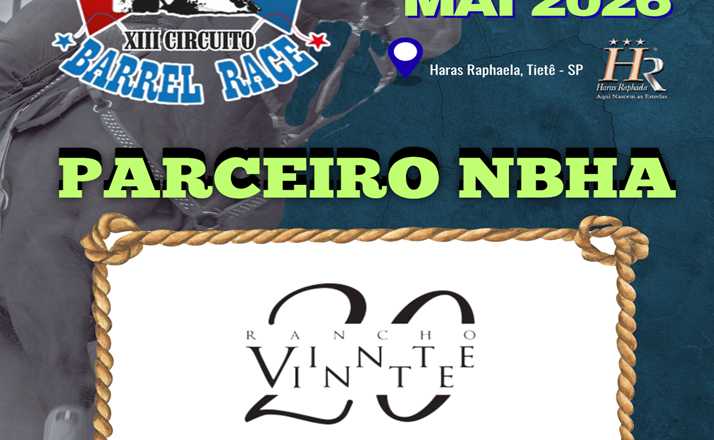 4ª ETAPA XIII CIRCUITO BARREL RACE – RANCHO VINTE E VINTE